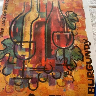 Mid Century Wine Board Posters & More