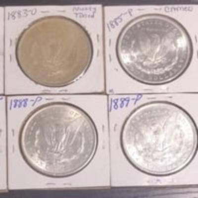 1882-P 12 Choice Coins, Morgan Silver Dollar Lot; Choice BU *No Junk Coins*
