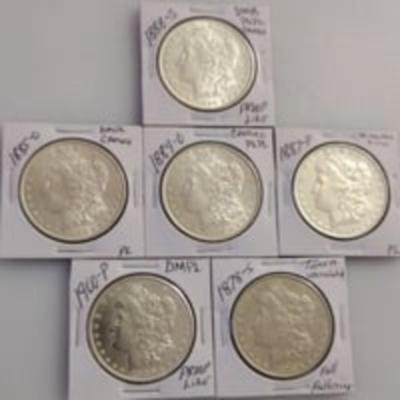 1888-S **SCARCE** Morgan Silver Dollar Lot; Magnificent Gems, "NO JUNK COINS"