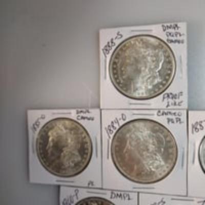 1888-S **SCARCE** Morgan Silver Dollar Lot; Magnificent Gems, "NO JUNK COINS"