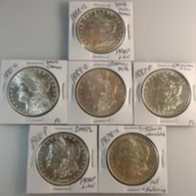 1888-S **SCARCE** Morgan Silver Dollar Lot; Magnificent Gems, "NO JUNK COINS"