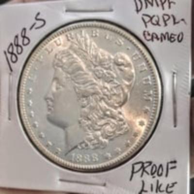1888-S **SCARCE** Morgan Silver Dollar Lot; Magnificent Gems, "NO JUNK COINS"