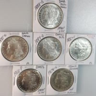 1888-S **SCARCE** Morgan Silver Dollar Lot; Magnificent Gems, "NO JUNK COINS"