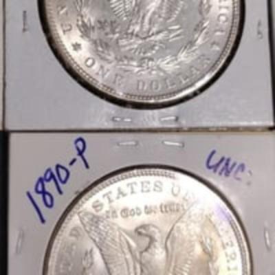 1878-P 7/8tf Remarkable Morgan Silver Dollar Uncirculated Lot; "NO JUNK COINS"