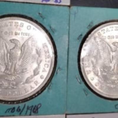 1878-P 7/8tf Remarkable Morgan Silver Dollar Uncirculated Lot; "NO JUNK COINS"