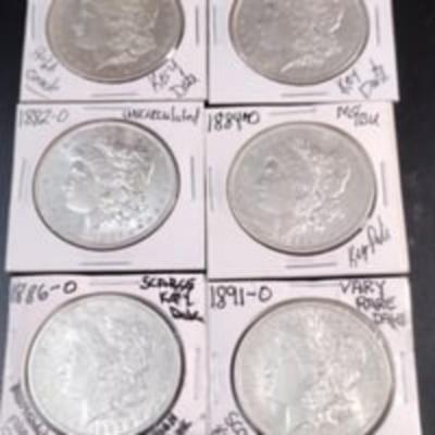 1886-0 ¤Collectors Choice¤ Morgan Silver Dollar Lot;