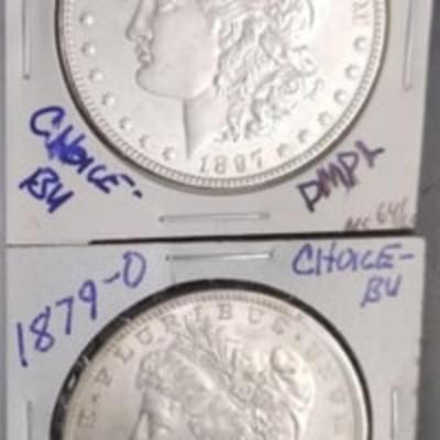 1891-P Morgan Silver Dollar Lot; Magnificent Specimens, *NO JUNK COINS*!