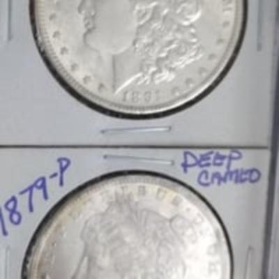 1891-P Morgan Silver Dollar Lot; Magnificent Specimens, *NO JUNK COINS*!