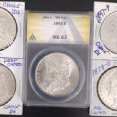 1891-P Morgan Silver Dollar Lot; Magnificent Specimens, *NO JUNK COINS*!