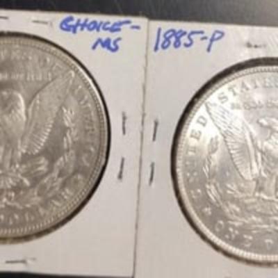 1887-S Fabulous Morgan Silver Dollar Lot; Choice BU, "NO JUNK COINS"!