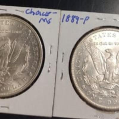 1887-S Fabulous Morgan Silver Dollar Lot; Choice BU, "NO JUNK COINS"!