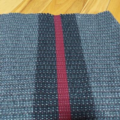 Handwoven Appalachian Tapestry/Rug by Tuesday Weavers (P-BBL)