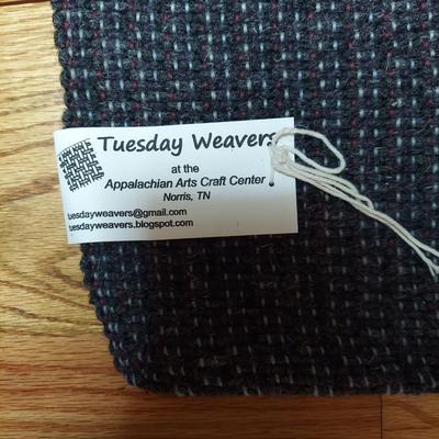 Handwoven Appalachian Tapestry/Rug by Tuesday Weavers (P-BBL)
