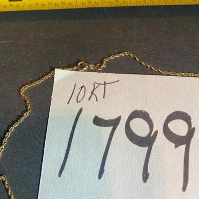 10 KT Gold Necklace