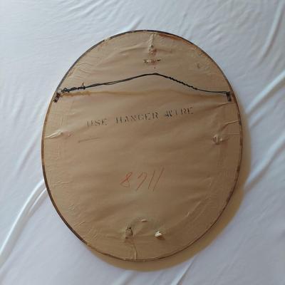 Two Large Wooden Mirrors (P-BBL)