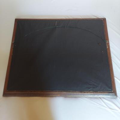 Two Large Wooden Mirrors (P-BBL)