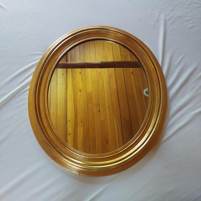 Two Large Wooden Mirrors (P-BBL)