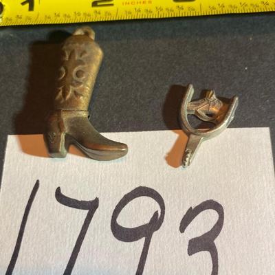 Brass Boot Charm and More