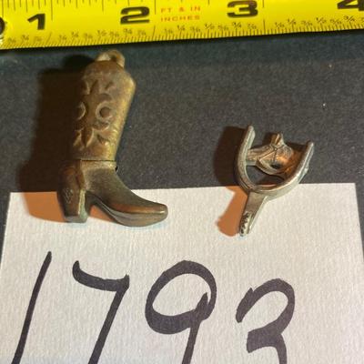 Brass Boot Charm and More