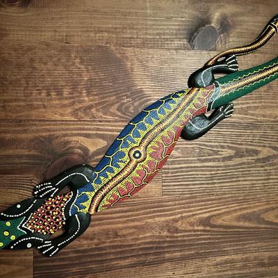 MOSAIC MIRROR, GECKO LIZARD