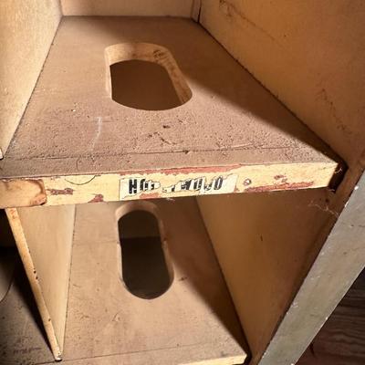 VINTAGE MAIL SORTING CUBBY