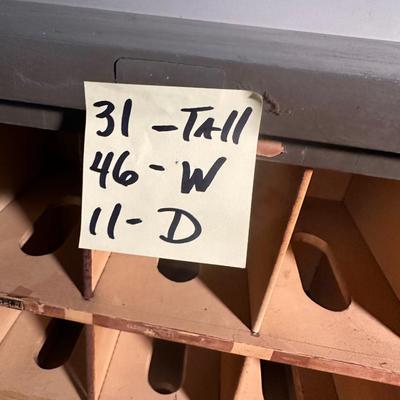 VINTAGE MAIL SORTING CUBBY