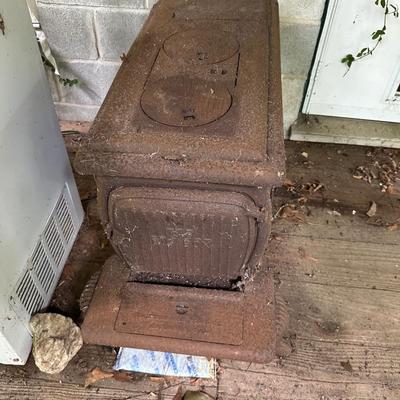 BIG BOX WOOD STOVE
