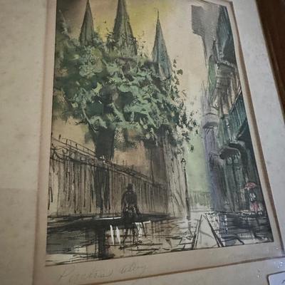 PIRATES ALLEY NEW ORLEANS FRAMED ART