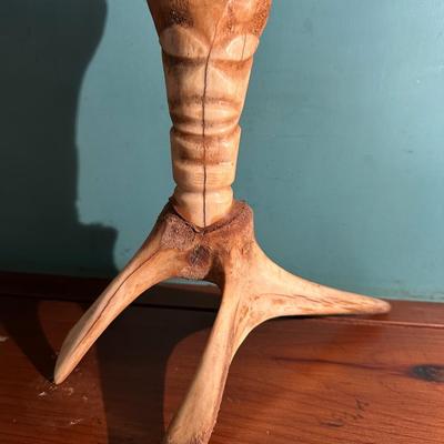 CARVED FOLK ART TOTEM POLE