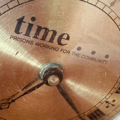 TIME, PRISONER CRAFTED CLOCK