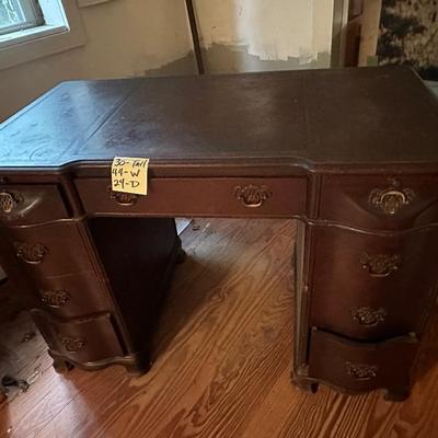 LEATHER TOP PROJECT DESK