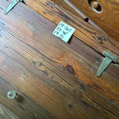 WOOD STORAGE BOX