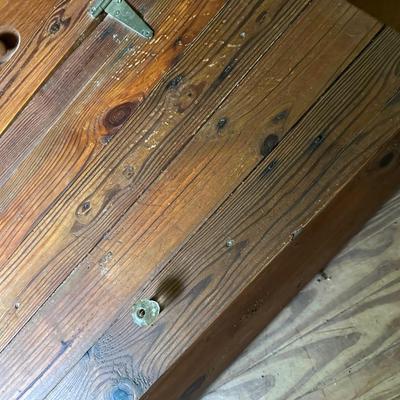 WOOD STORAGE BOX