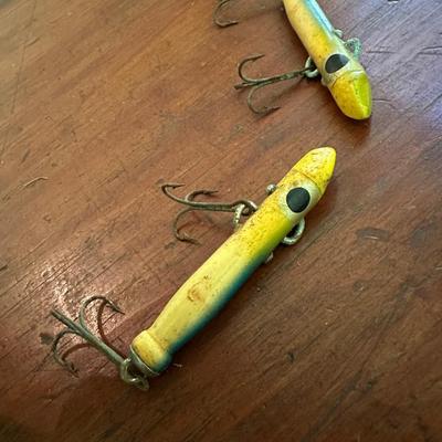 VINTAGE PORTER PEARL SEA HAWK FISHING LURE LOT