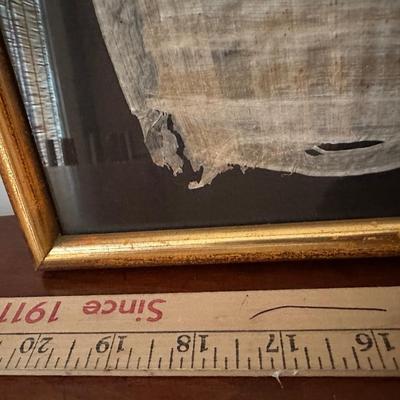 FRAMED EGYPTIAN SILK ART