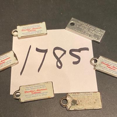 Vintage DAV Keychain License Plates