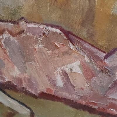 ‘Shore Patterns’ Oil Painting by Walter Reinsel (P-BBL)