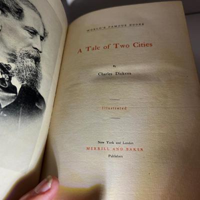 Dickens, Tolstoy, Dinesen & More Antique Books, Includes First Edition (LR-RG)