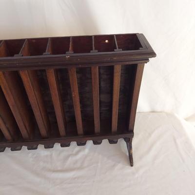 Vintage Wooden Cigarette Display (P-BBL)