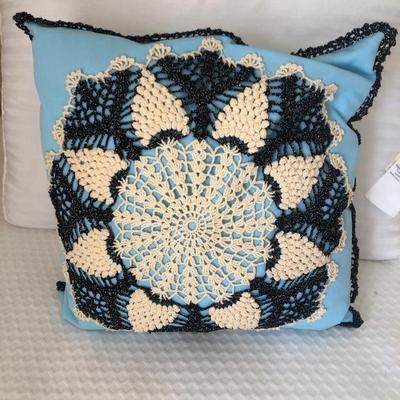 Square throw pillow