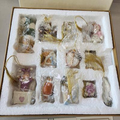 Box w 12 Lenox Toyland Ornaments In Box with all papers