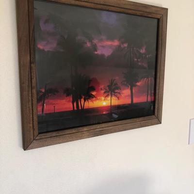 Sunset wall art