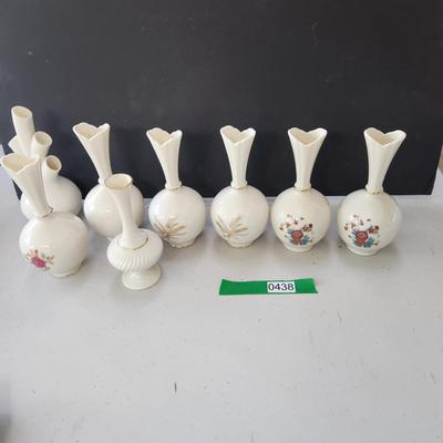Lot of 8 Lenox Flower Vases