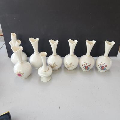 Lot of 8 Lenox Flower Vases