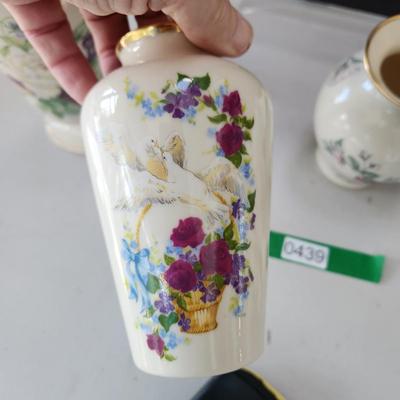 Lot of 8 Lenox Flower Vases Serenade Bud Vase, Bird of love + Others