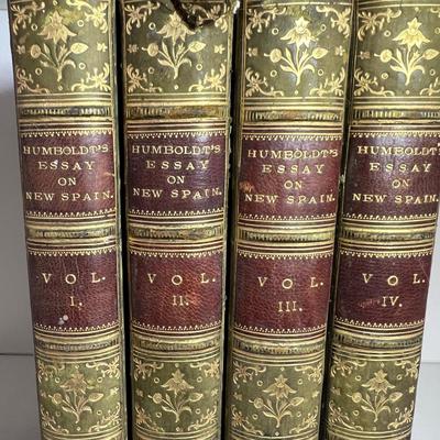 1814 Four Vol. Set - Humboldt’s “Essay on New Spain” (LR-RG)