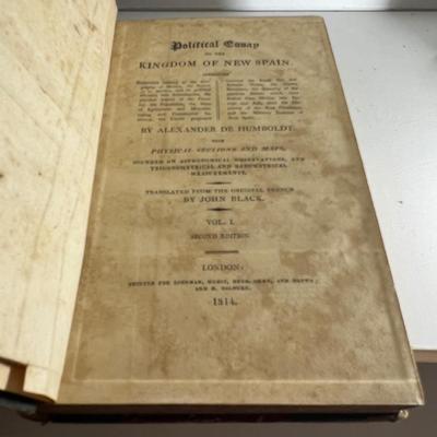 1814 Four Vol. Set - Humboldt’s “Essay on New Spain” (LR-RG)