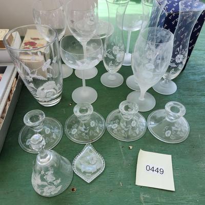 Mixed Lot Glass Avon Hummingbird Collection, EEC Color Glass,