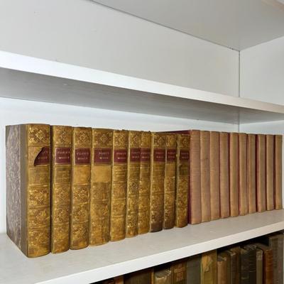 John Fiske - Two Collections of Antique Books (LR-RG)