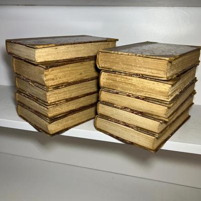 John Fiske - Two Collections of Antique Books (LR-RG)